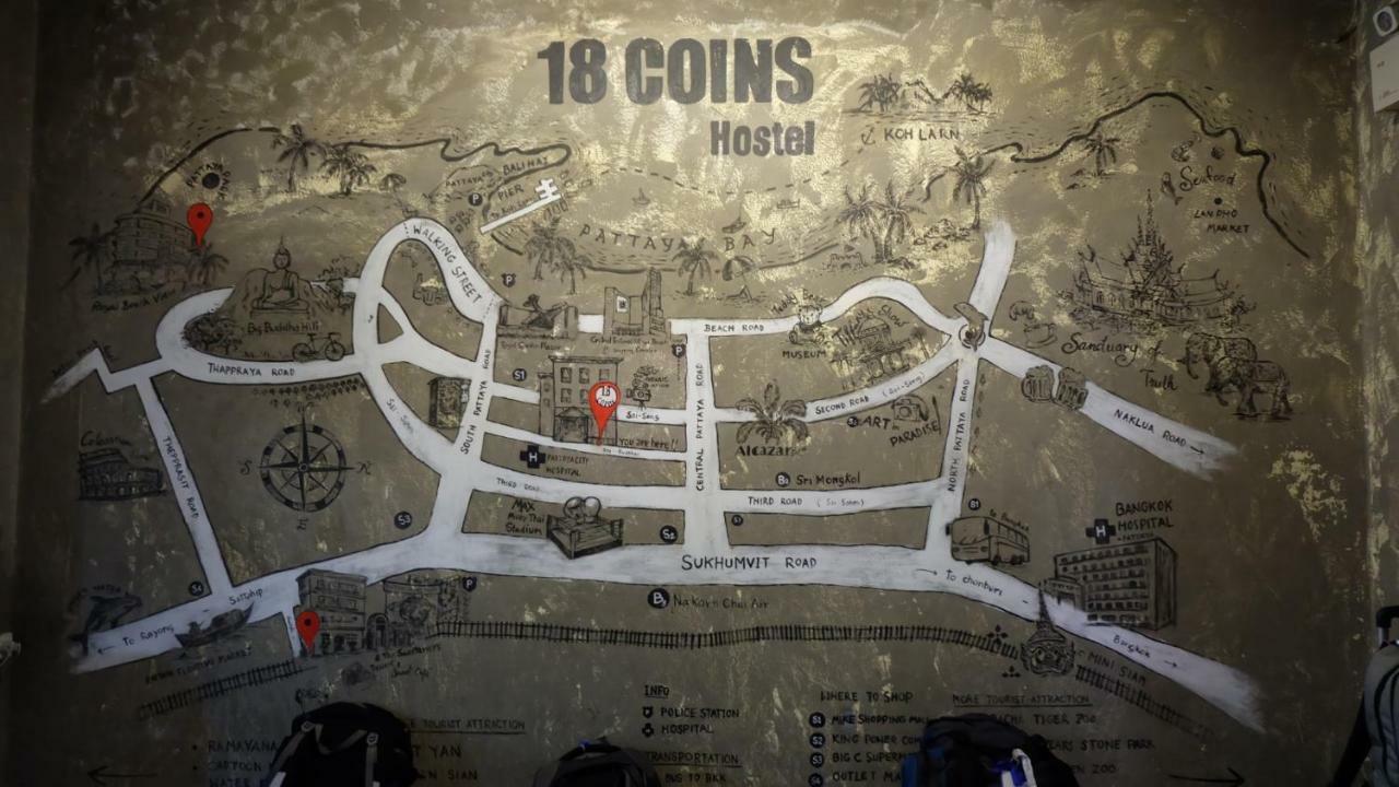 18 Coins Budget Hotel Pattaja Kültér fotó
